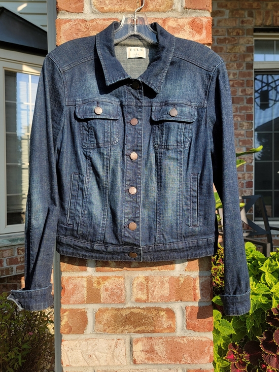 Elle Jackets & Blazers - Women's Elle Indigo Blue Denim Jacket